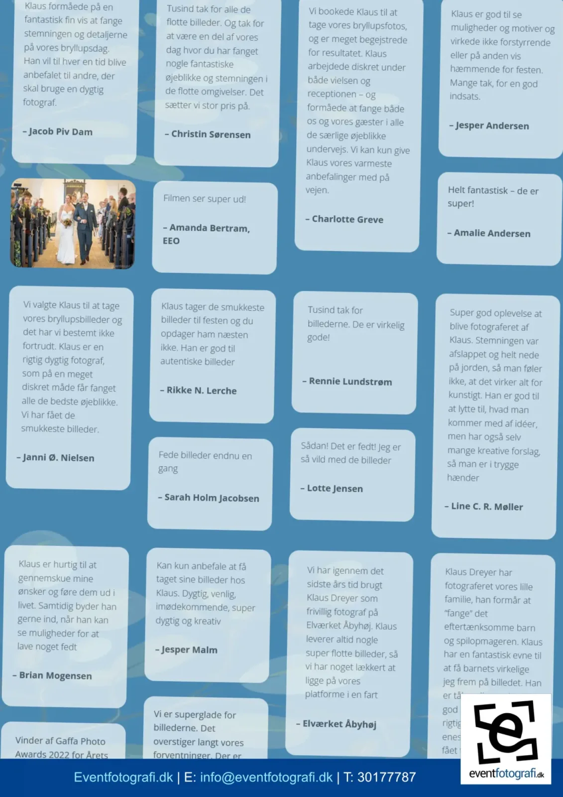Fanger stemning, bevarer minderne